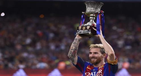 تتويج برشلونة بالسوبر الإسباني يمنح ميسي رقما تاريخيا